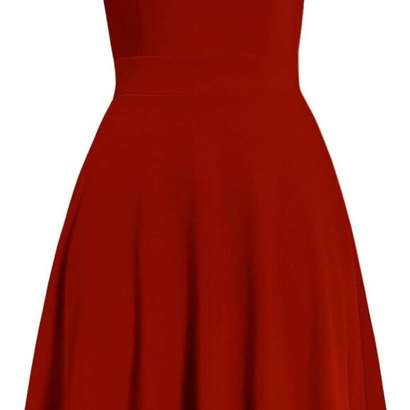 Women's Elegant Vintage Dresses Knee Length Casual Floral Print Work Party Peter - Picture 2 of 4